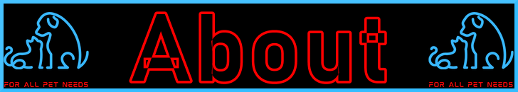 Pet-Extra About Page Title - Visitor Navigation Information Support Banner Image Black Blue Red